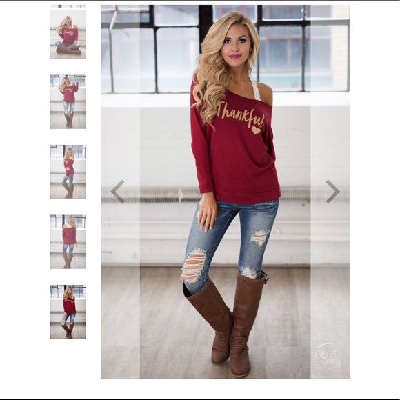 Thankful sweatshirt - Picture 2 of 4